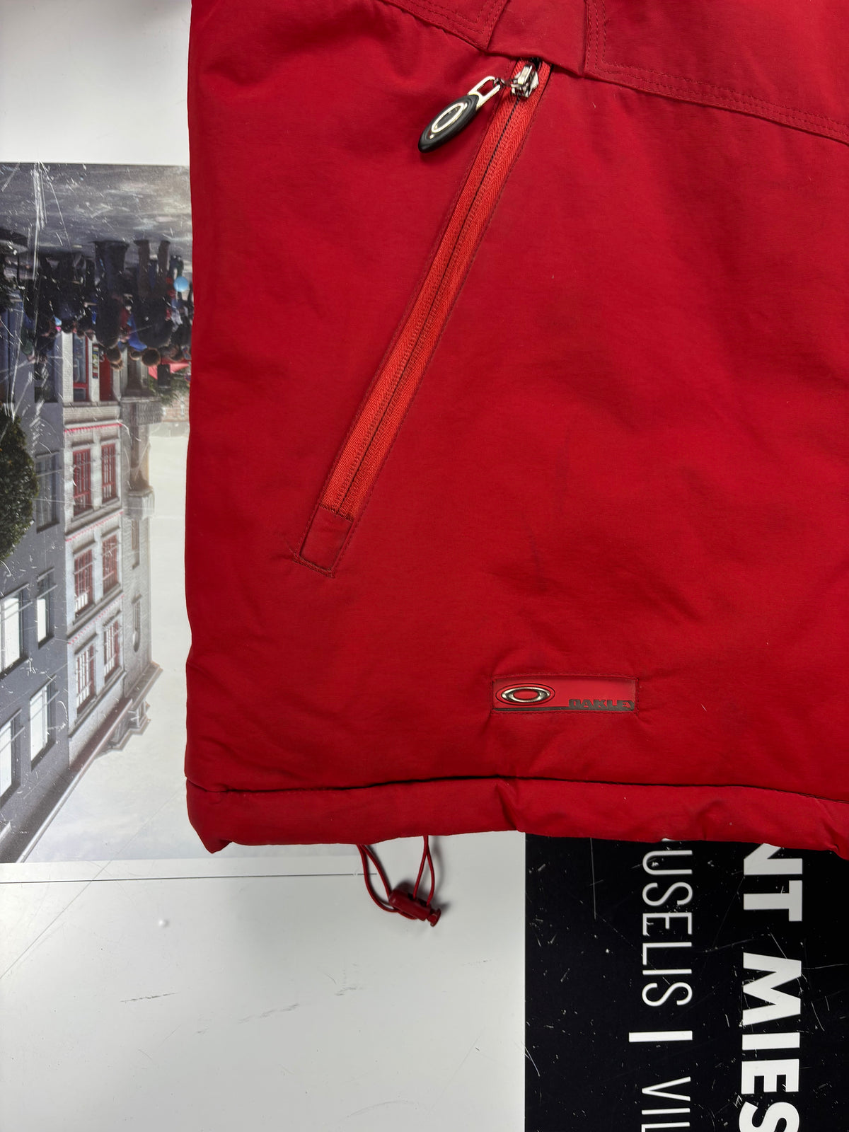 Vintage Oakley Software Y2K Hooded Jacket Red M