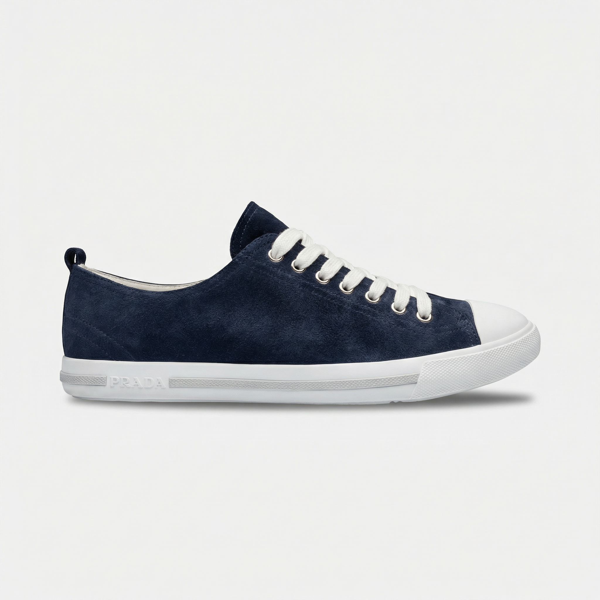 Prada Linea Rossa Suede Low-Top Sneaker