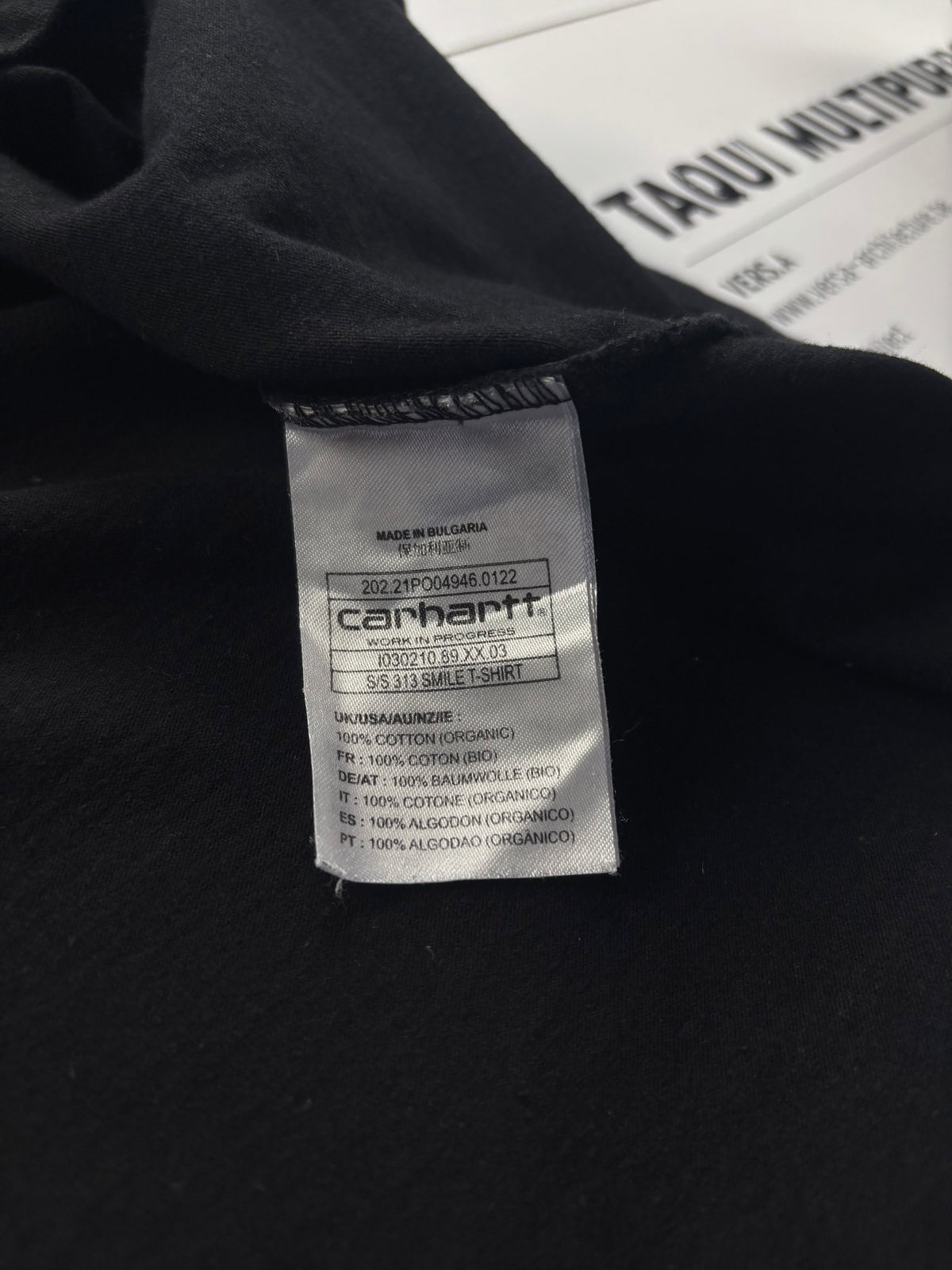 Carhartt WIP 313 Smile T-Shirt Black L
