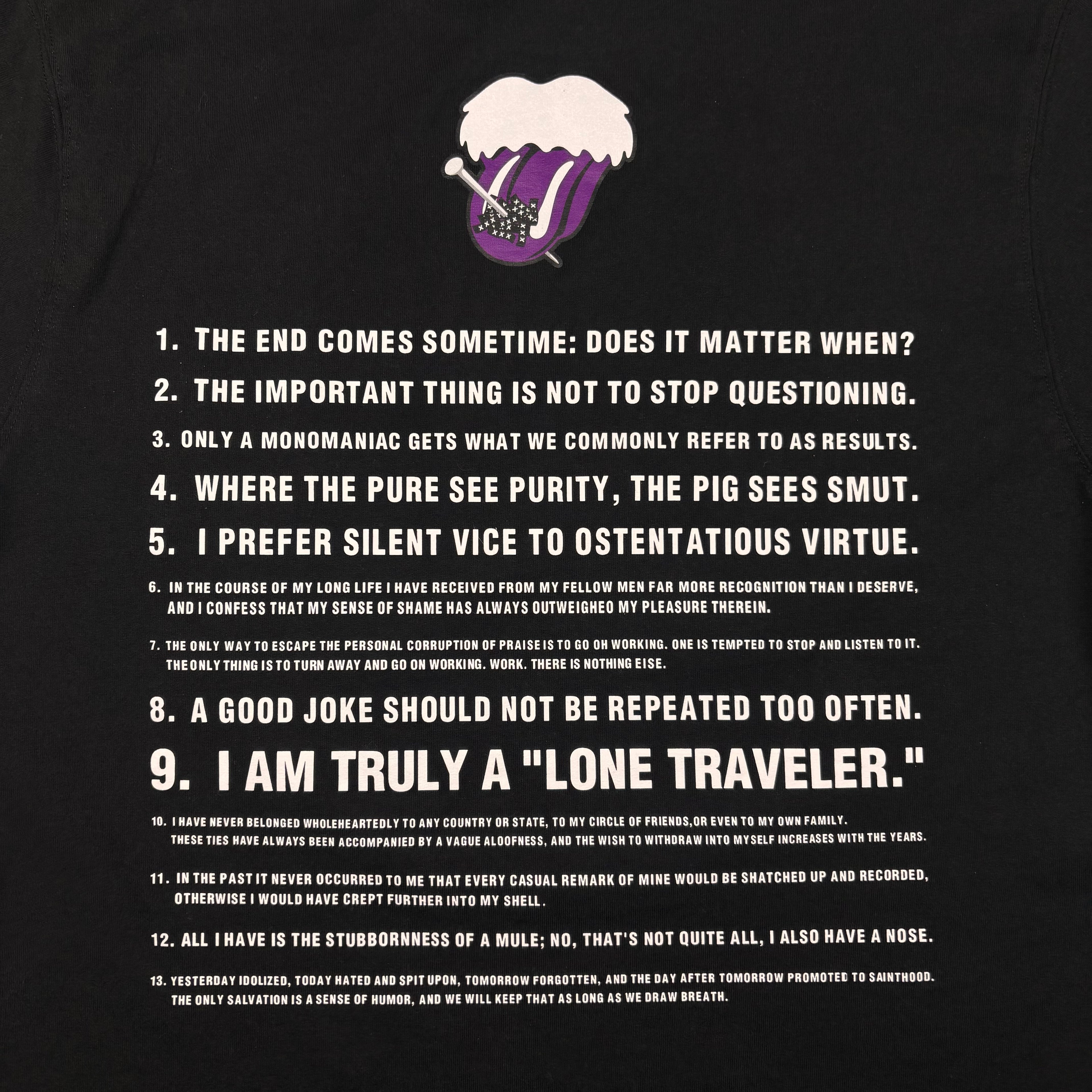 Number (N)ine × God Selection XXX "NUMBER(N)XXX" Tee 2023