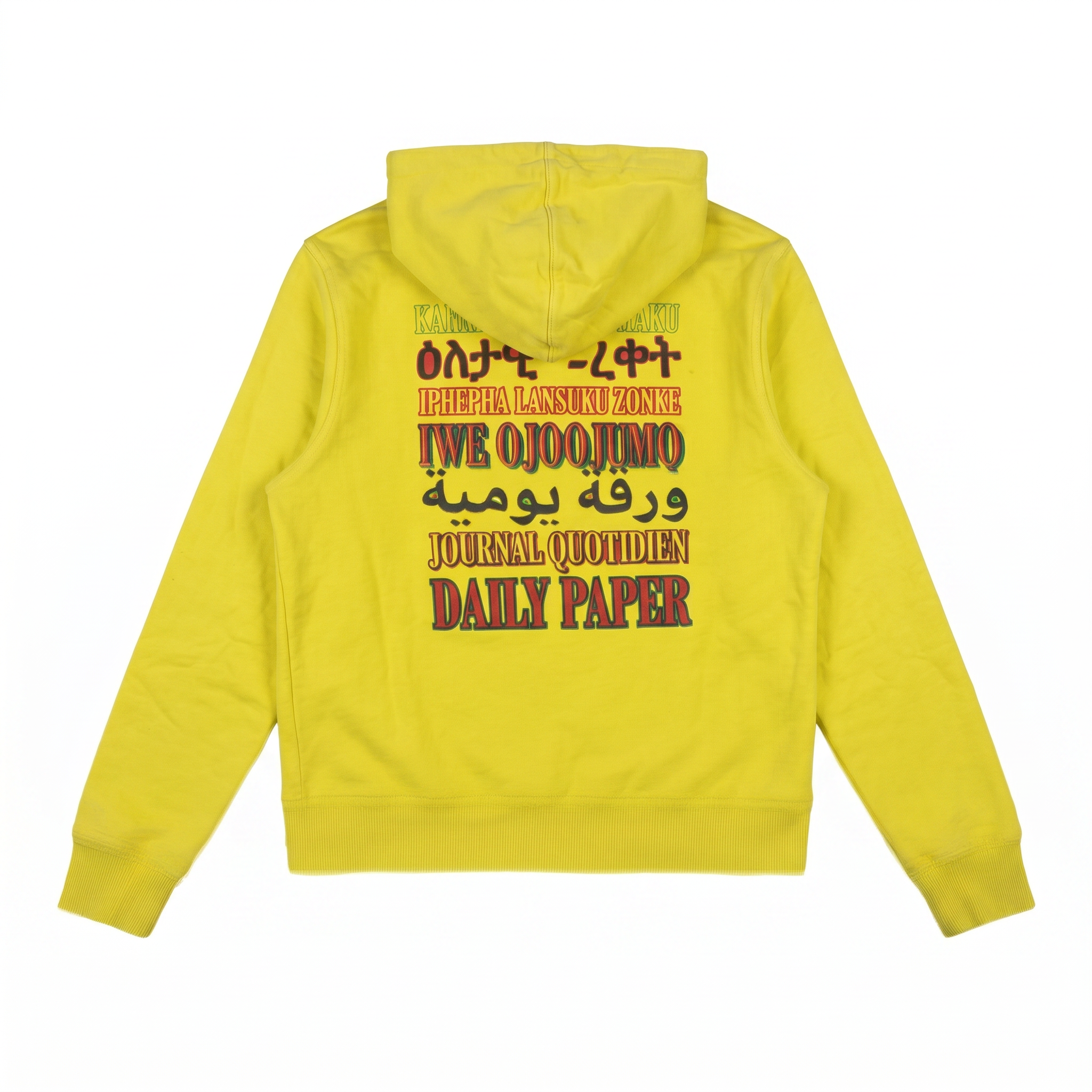 Daily Paper Multilingual Back Print Hoodie