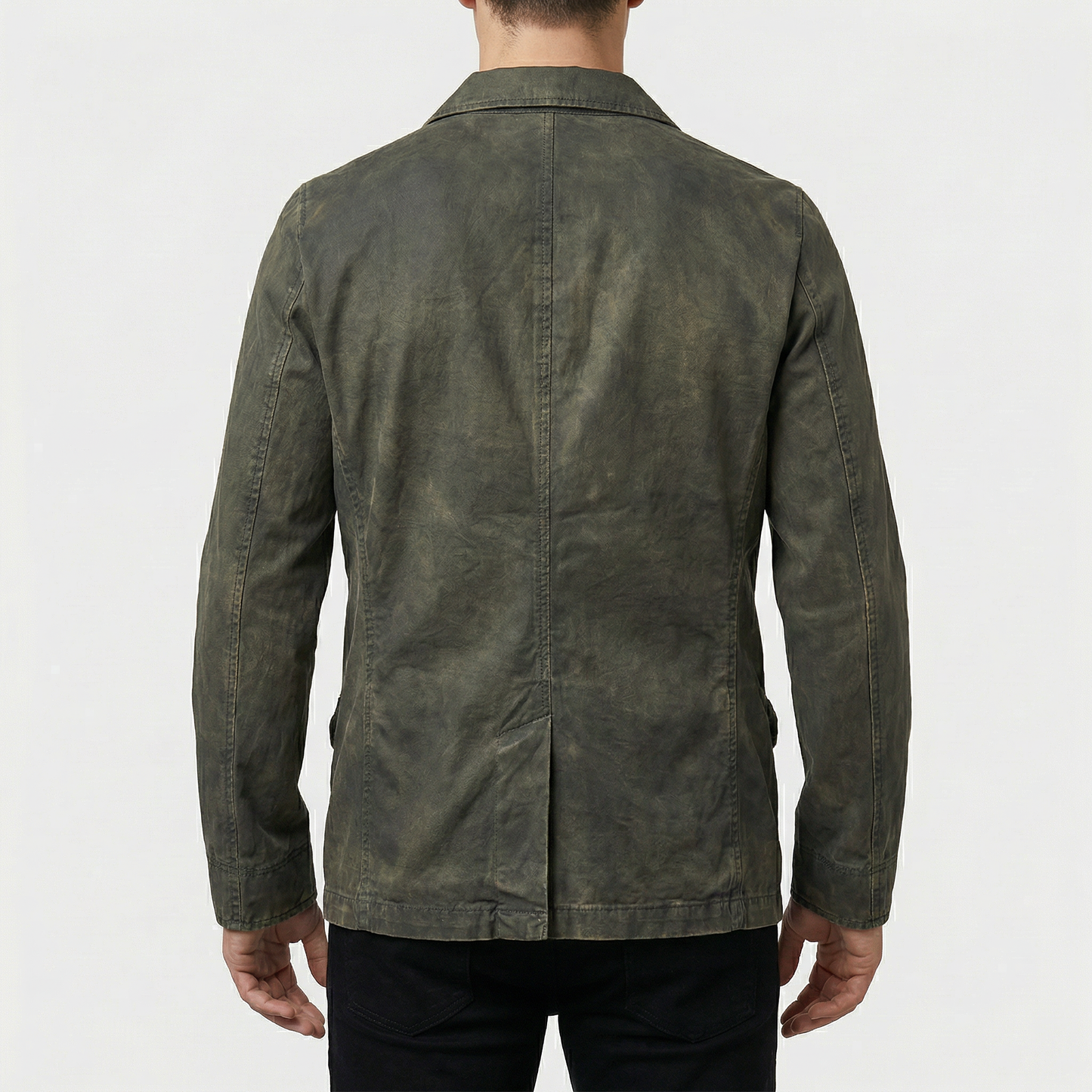 Junk de Luxe Distressed Cotton Blazer Jacket