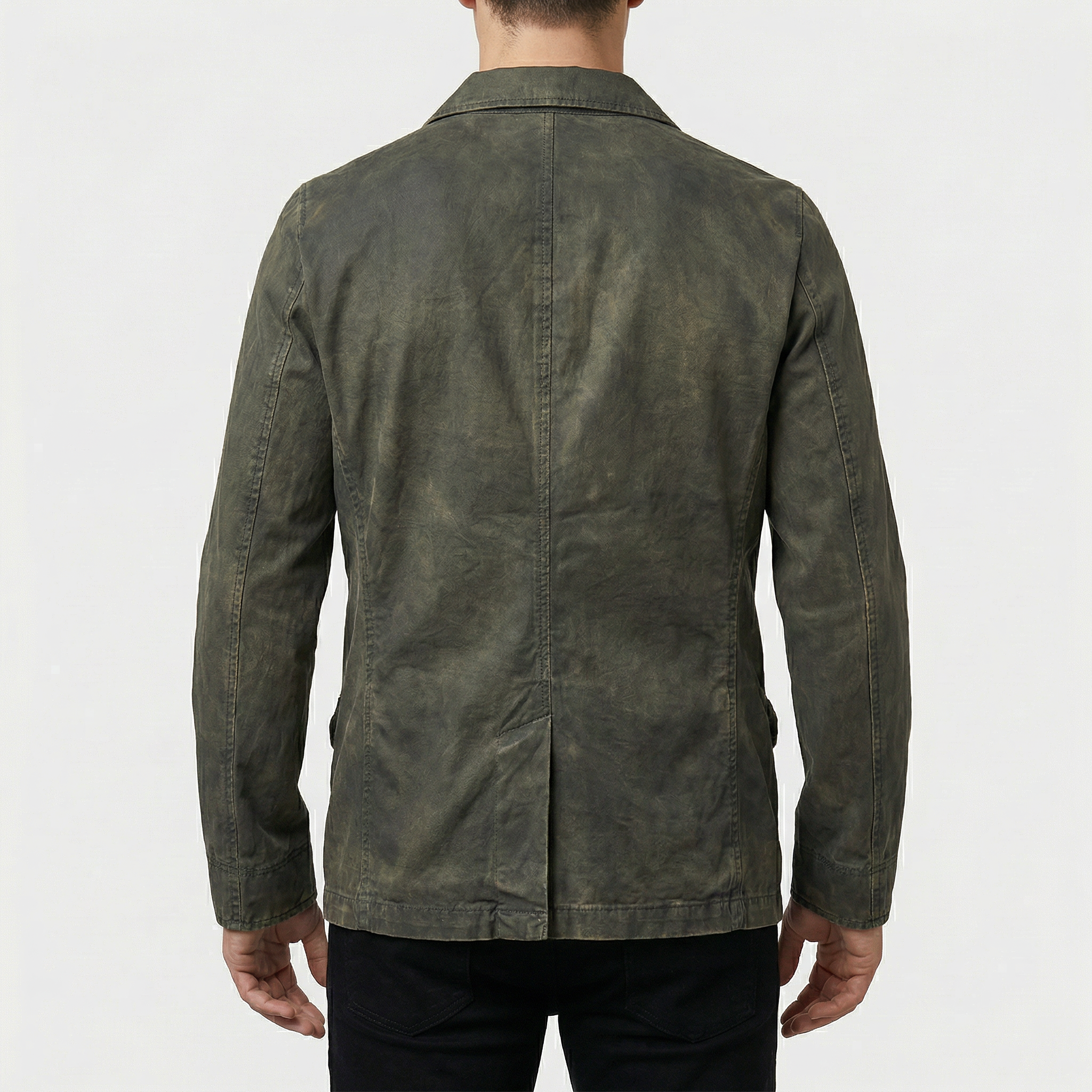 Junk de Luxe Distressed Cotton Blazer Jacket