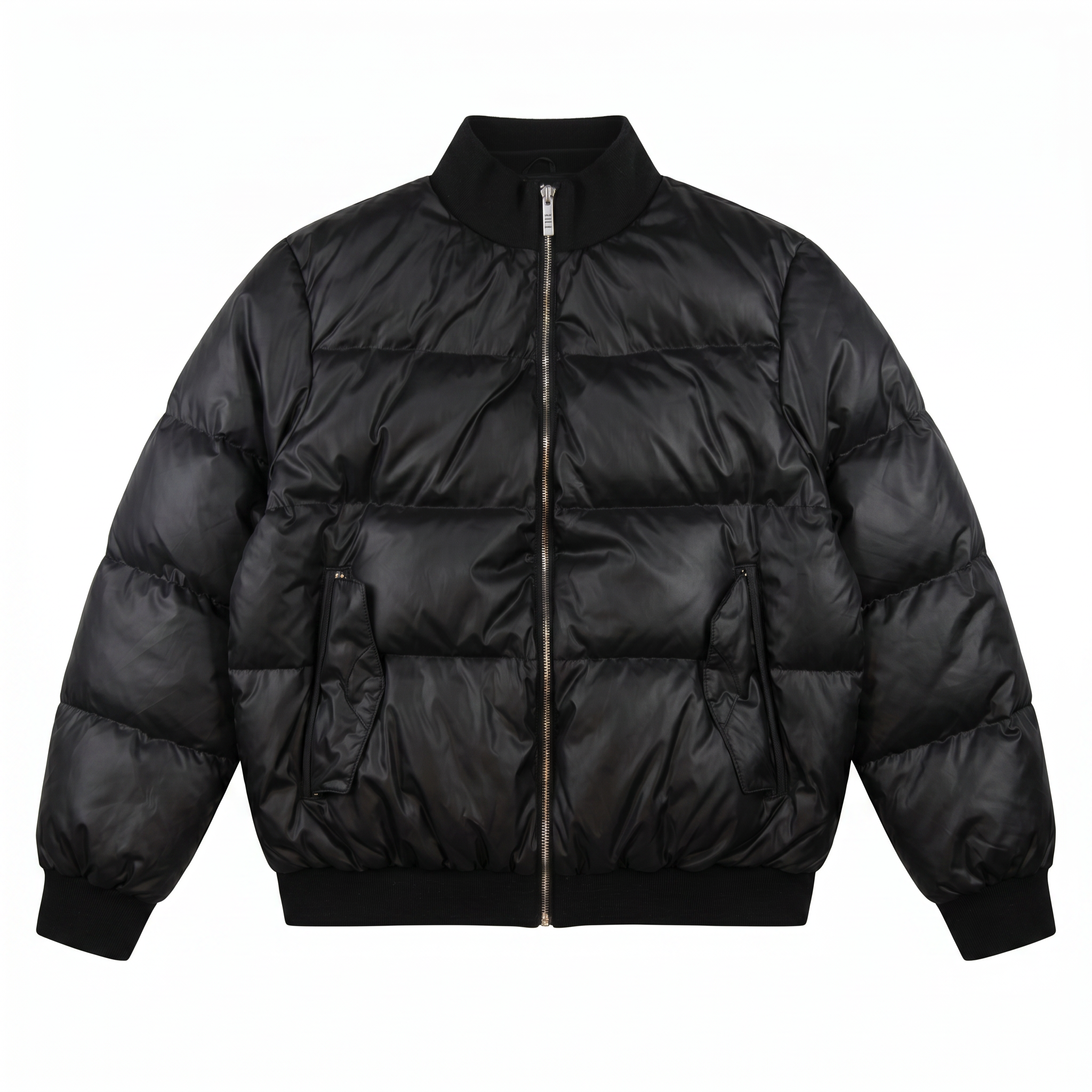 Zilli Black Duck Down Puffer Jacket