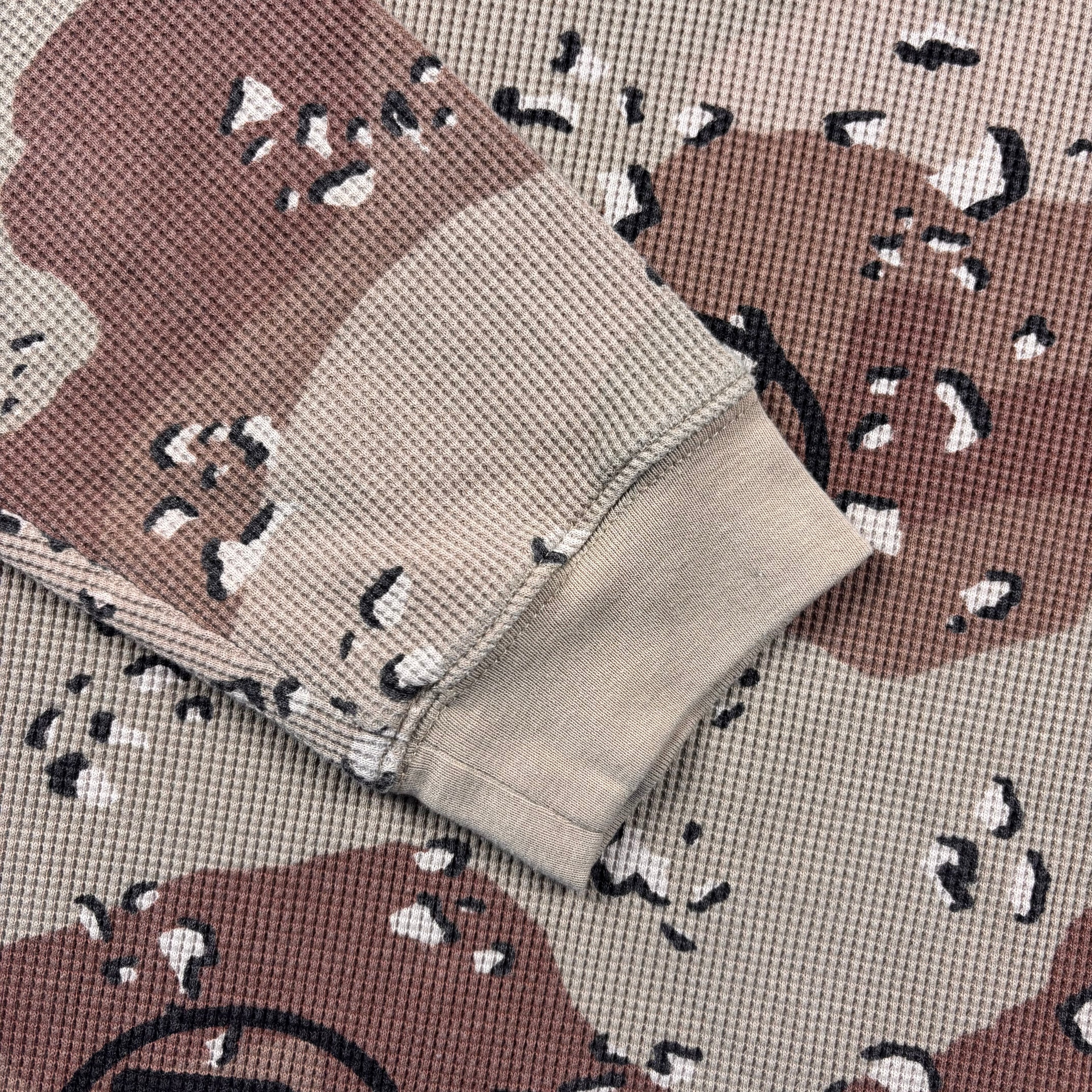 Supreme x Aphex Twin Thermal Long Sleeve — Chocolate Chip Camo