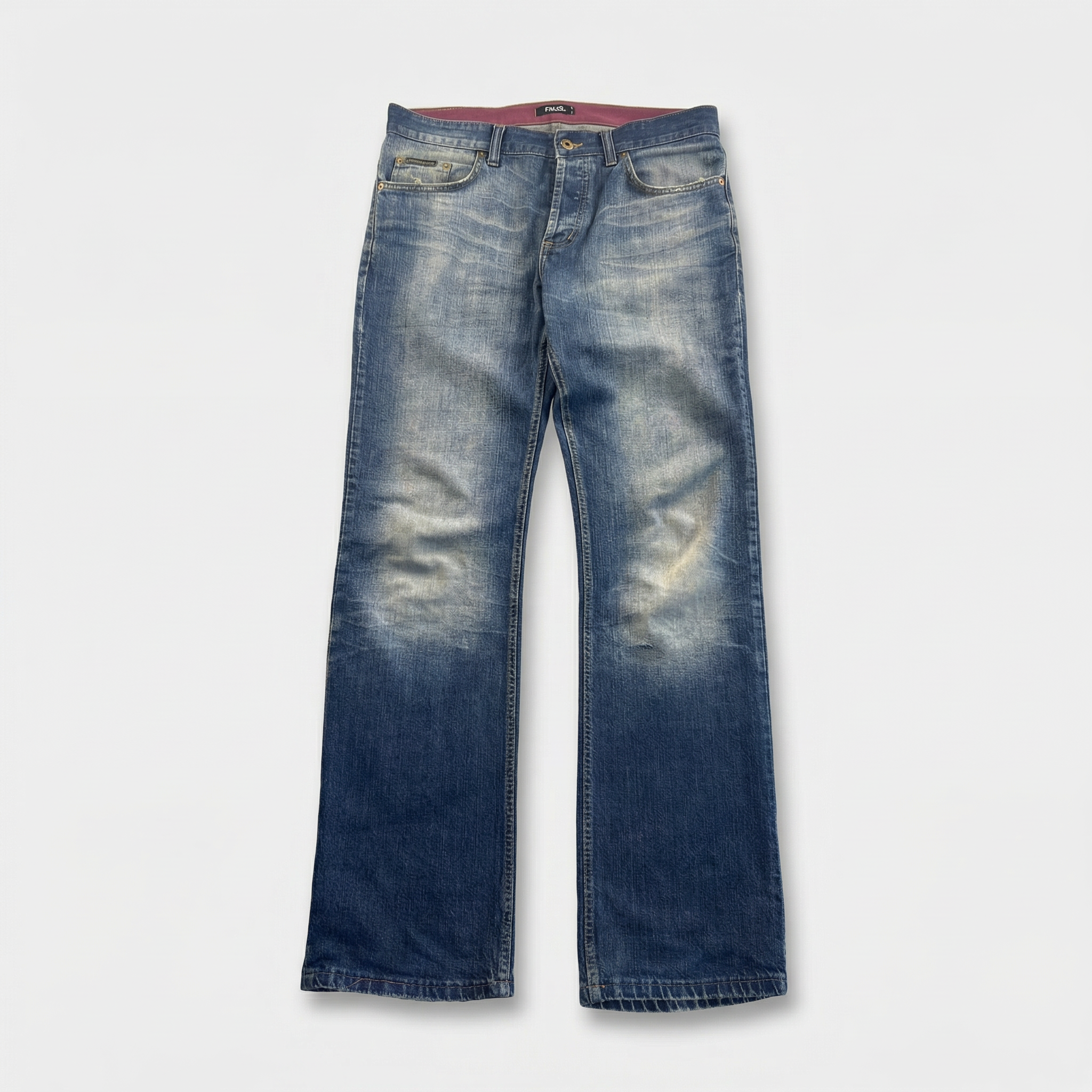 D&G “39” Varsity Patch Bootcut Jeans