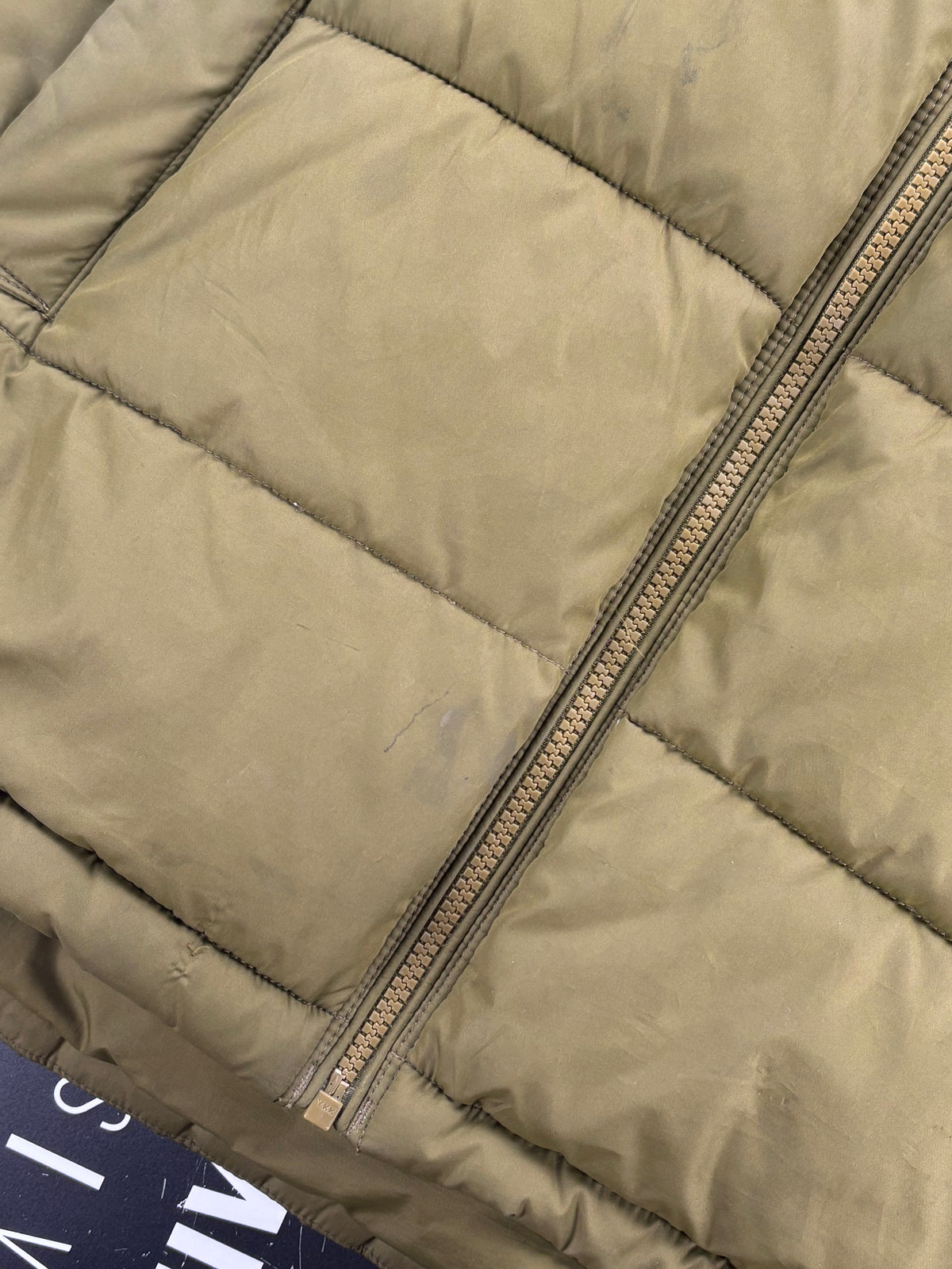 Barbour Saunton Quilt Hooded Puffer Jacket Olive Women's UK 14
