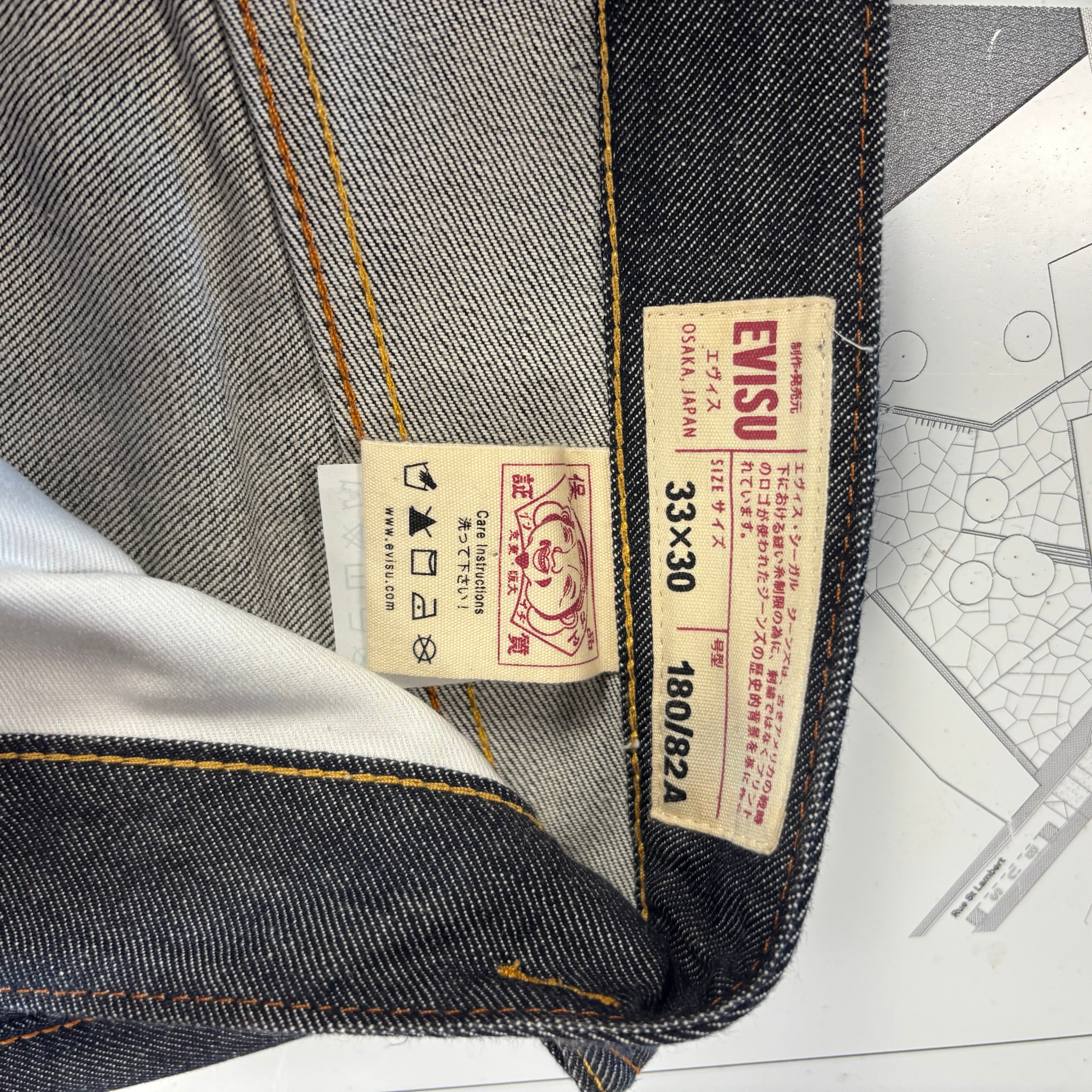 EVISU Golden Daicock Print & Embroidery Back