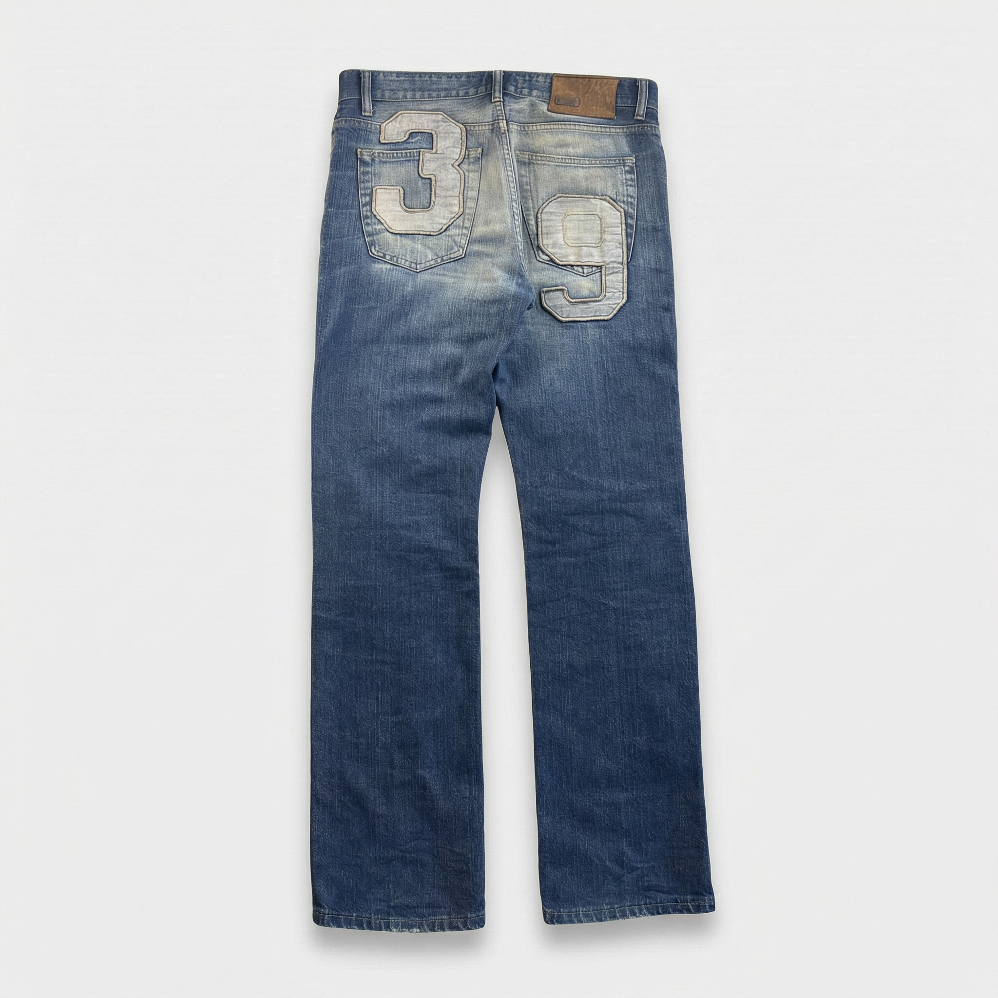 D&G “39” Varsity Patch Bootcut Jeans