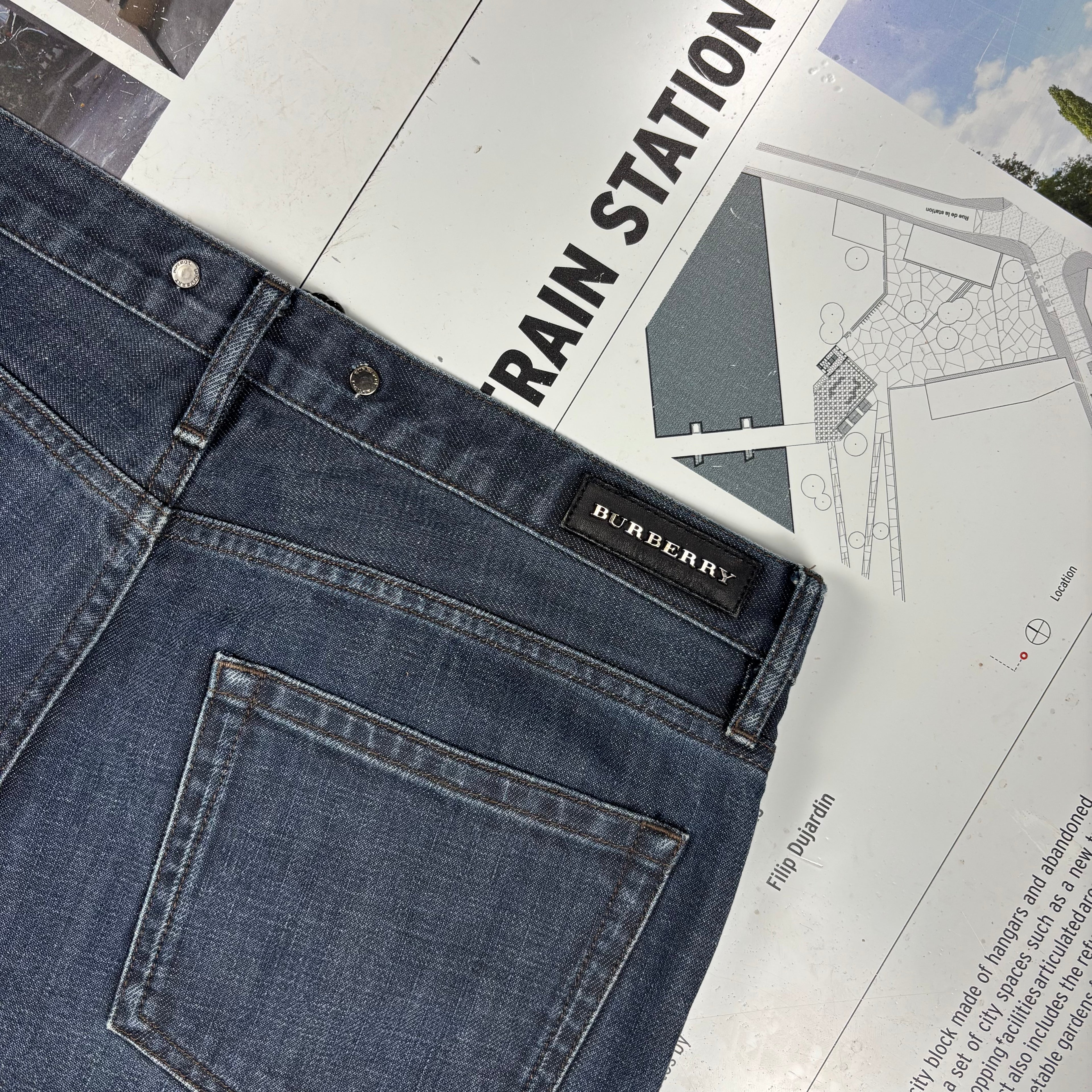 Burberry London Dark Wash Indigo Denim