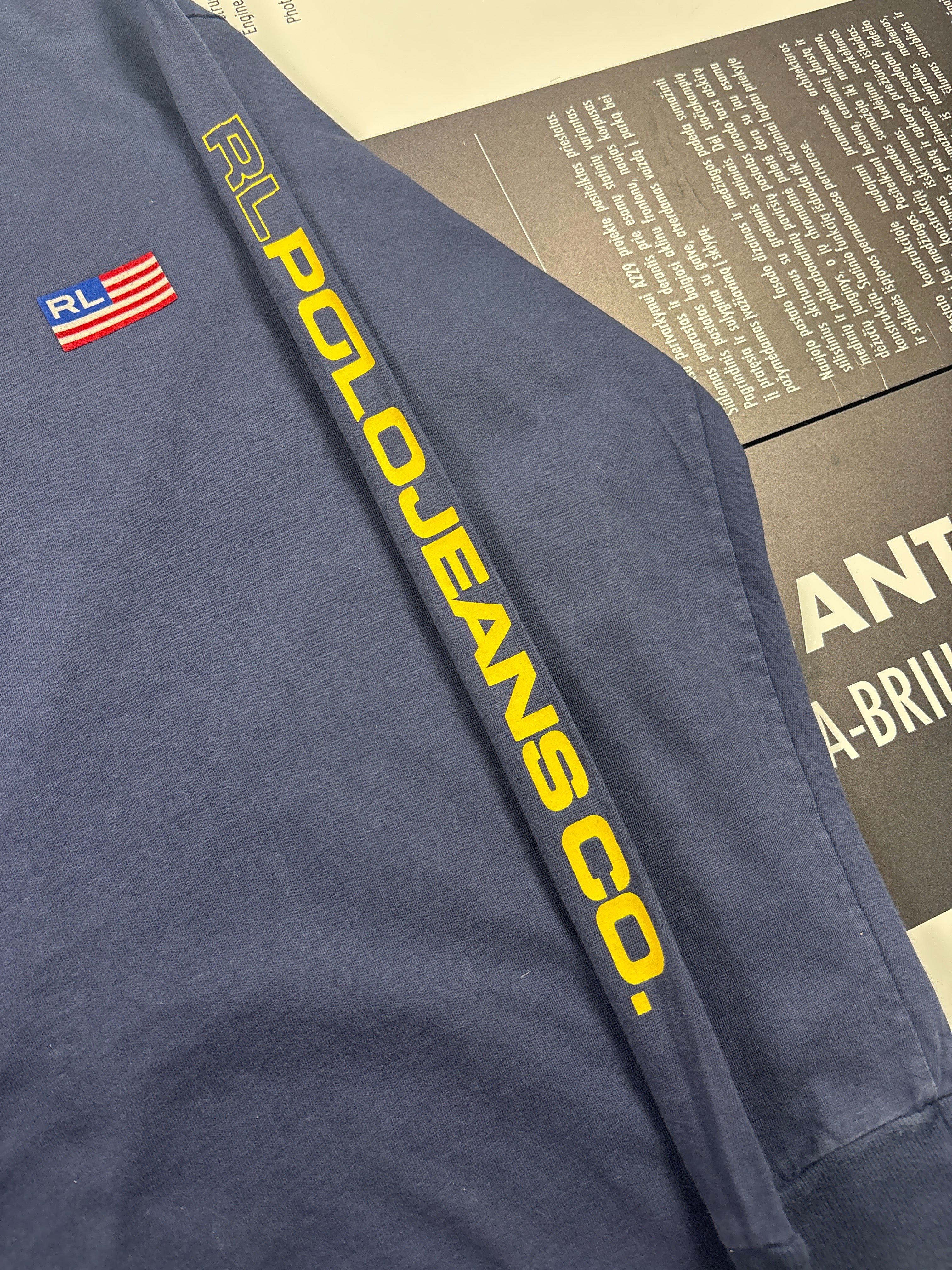 RLPoloJeans RL Flag Long Sleeve