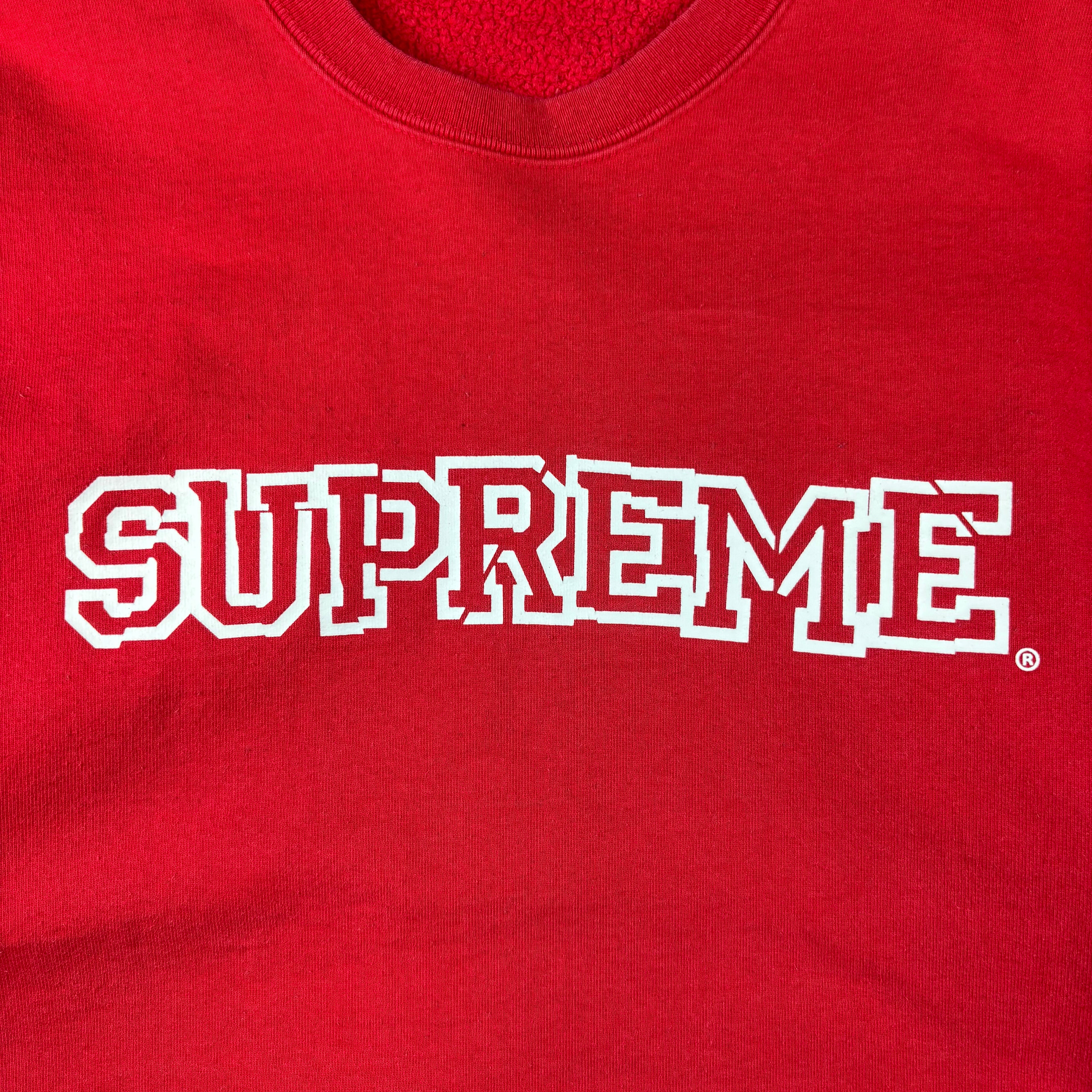 Supreme Shattered Logo Crewneck