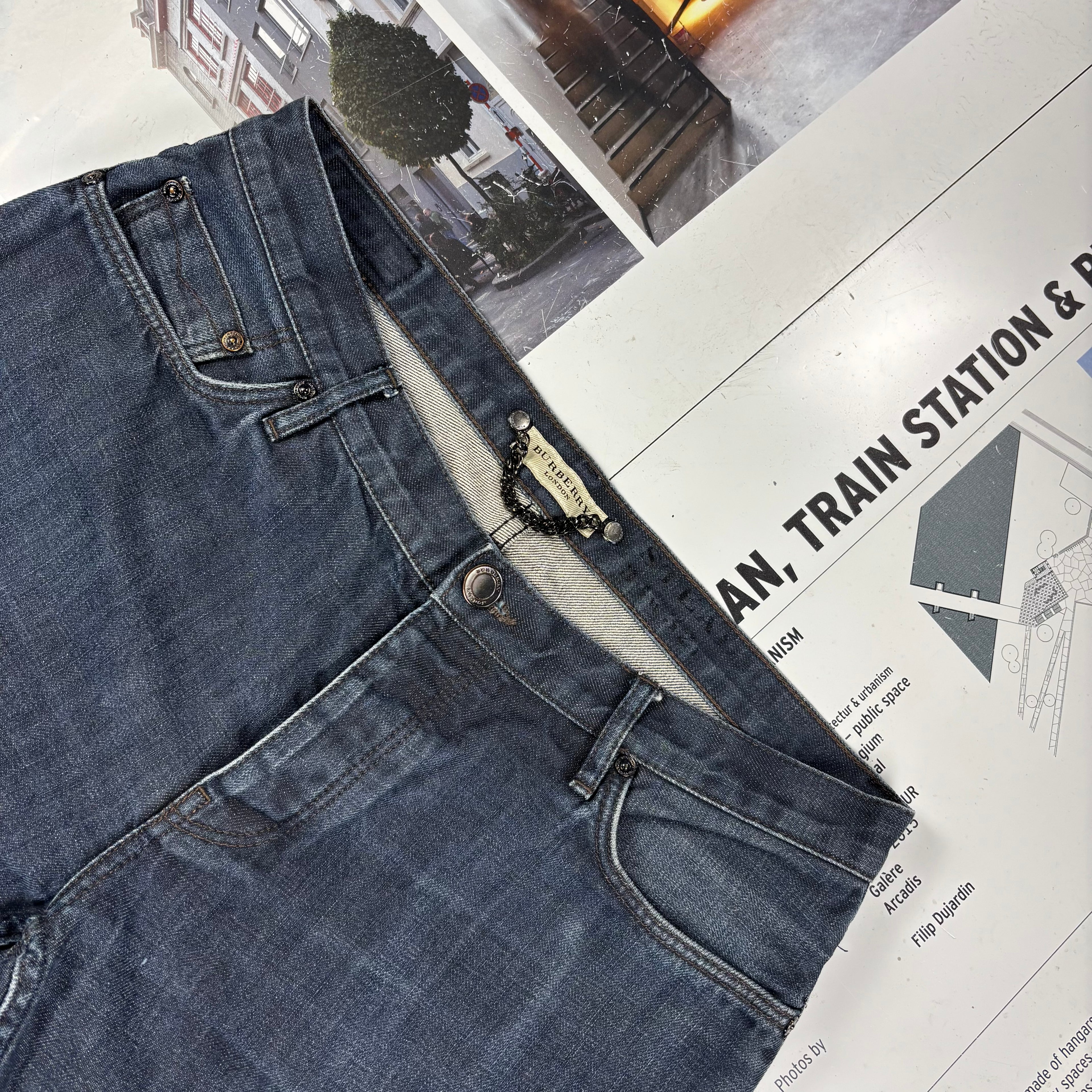 Burberry London Dark Wash Indigo Denim