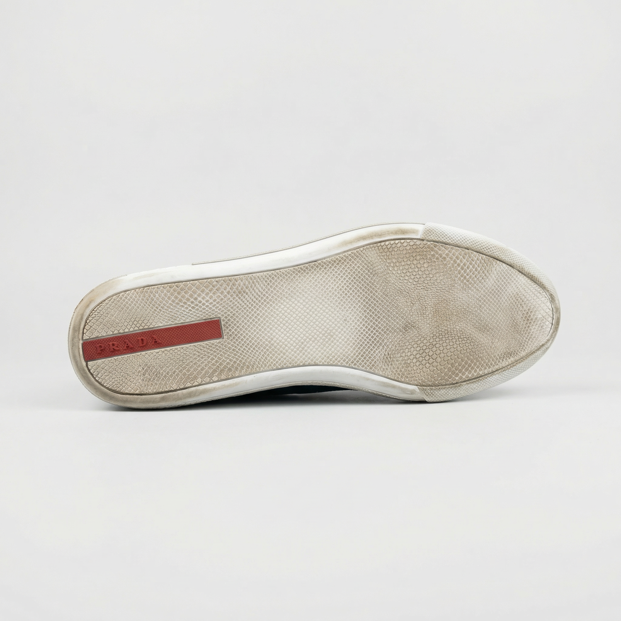 Prada Linea Rossa Suede Low-Top Sneaker