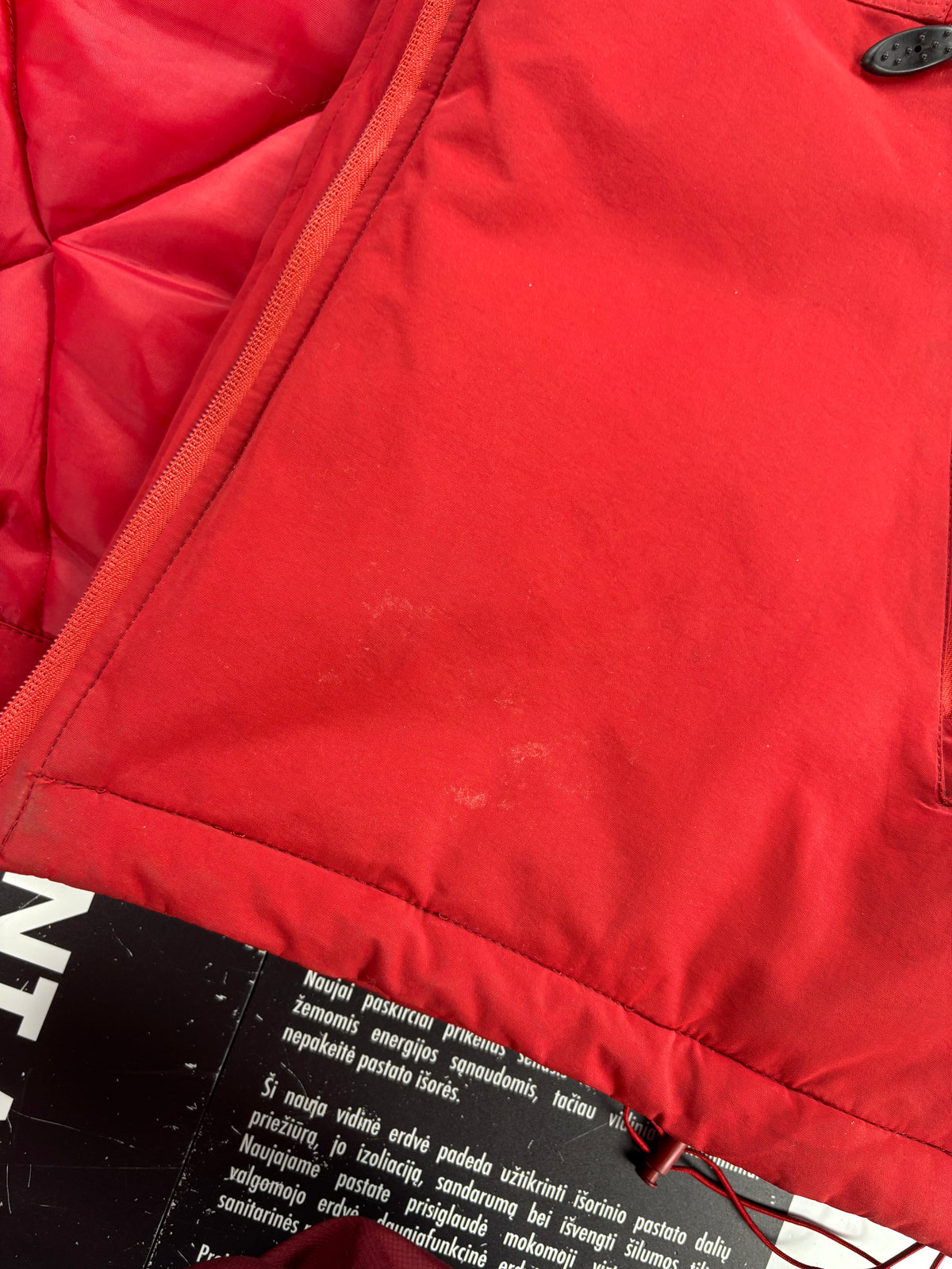 Vintage Oakley Software Y2K Hooded Jacket Red M