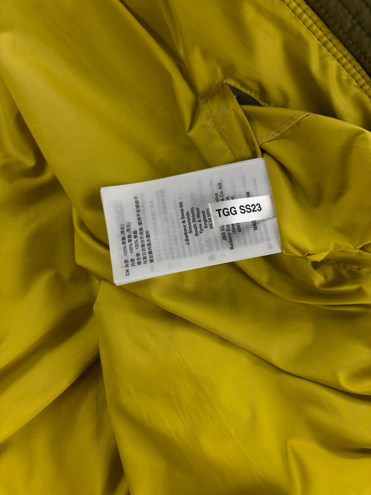 Barbour Saunton Quilt Hooded Puffer Jacket Olive Women's UK 14
