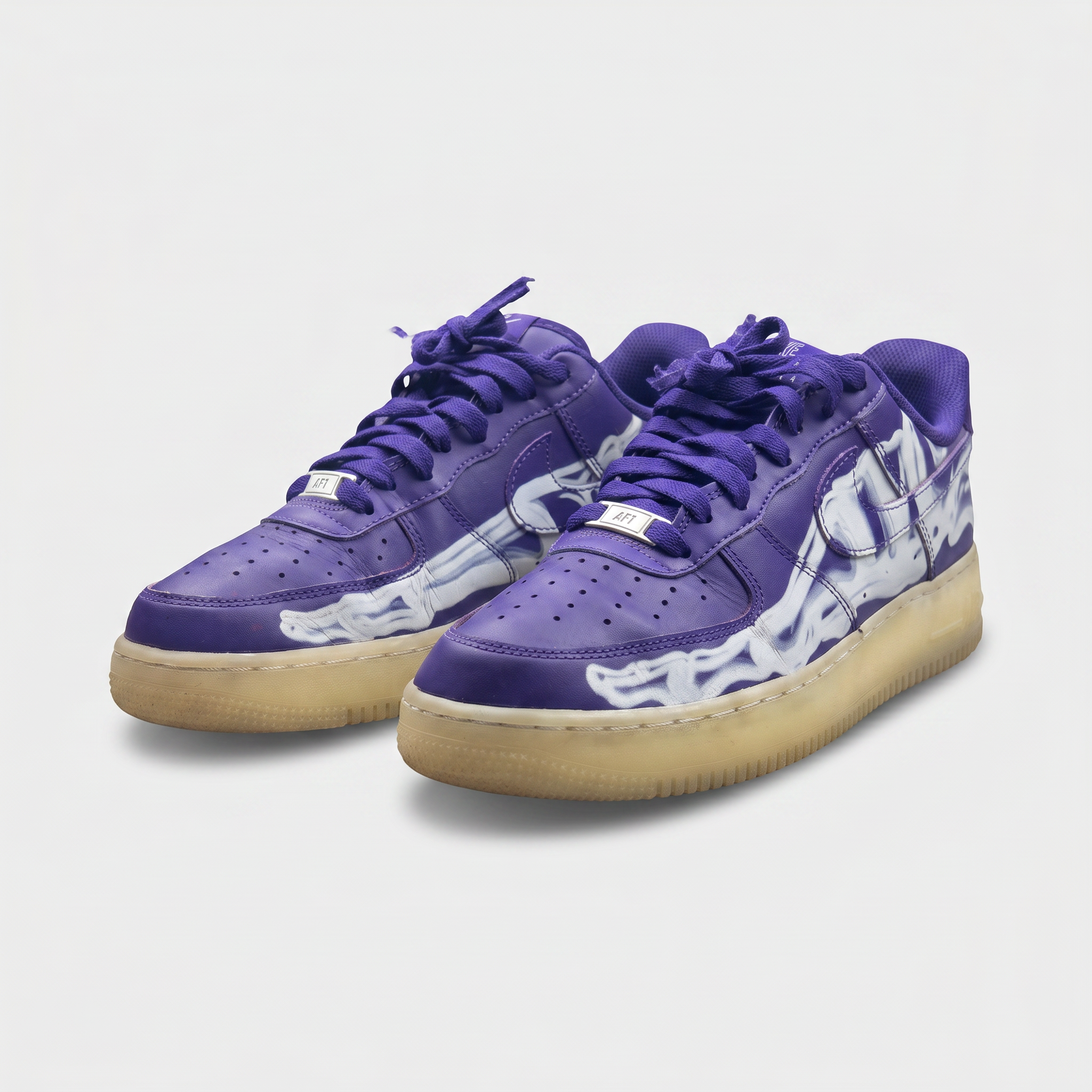 Nike Air Force 1 Low 'Purple Skeleton'