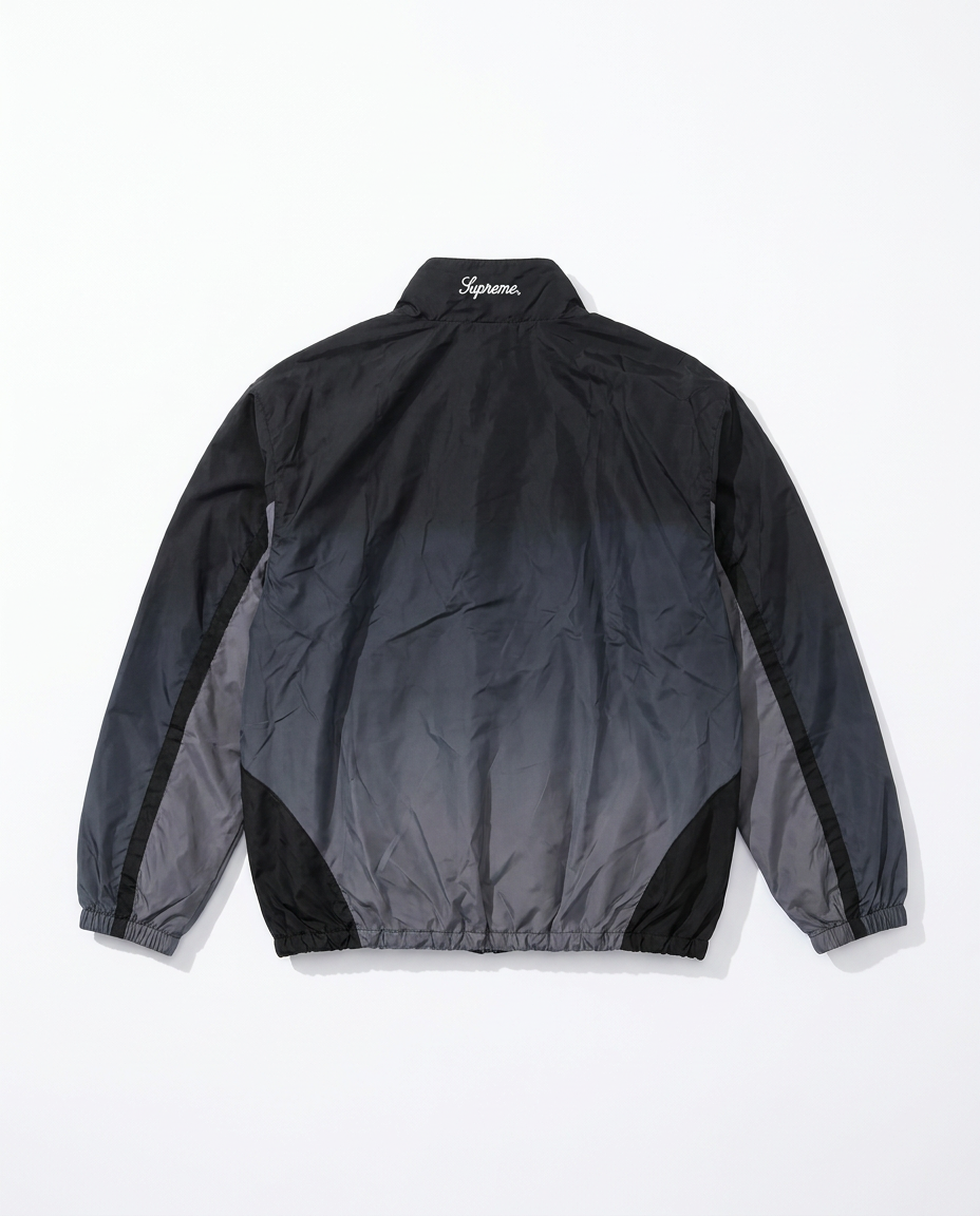 Supreme Umbro gradient track jacket black back