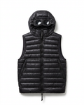 C.P. Company goggle down vest black front