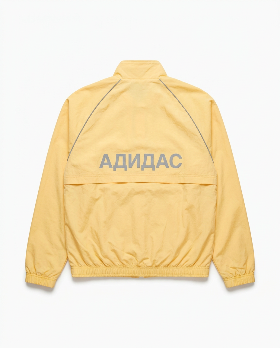 Gosha Rubchinskiy adidas track jacket yellow back
