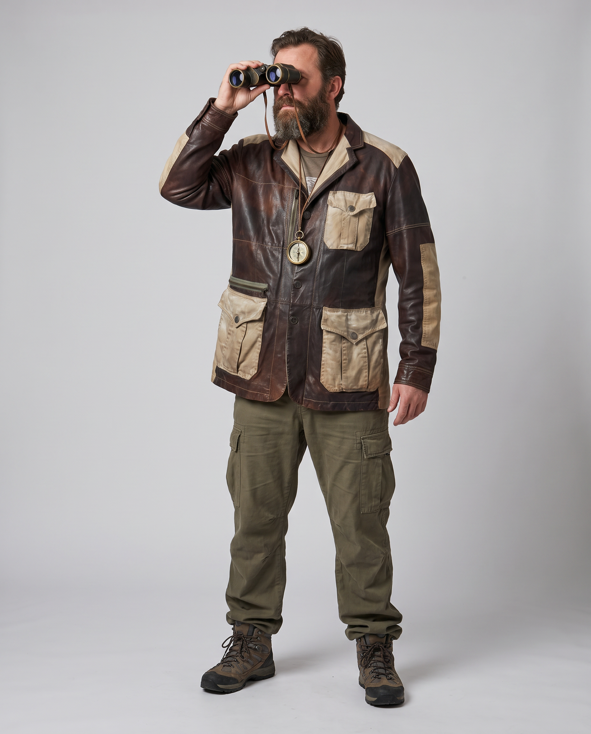 Boss Orange Jofi-D jacket on model, AI styling preview