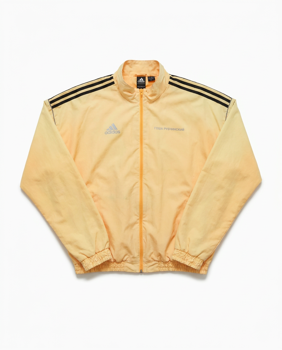 Gosha Rubchinskiy adidas track jacket yellow front