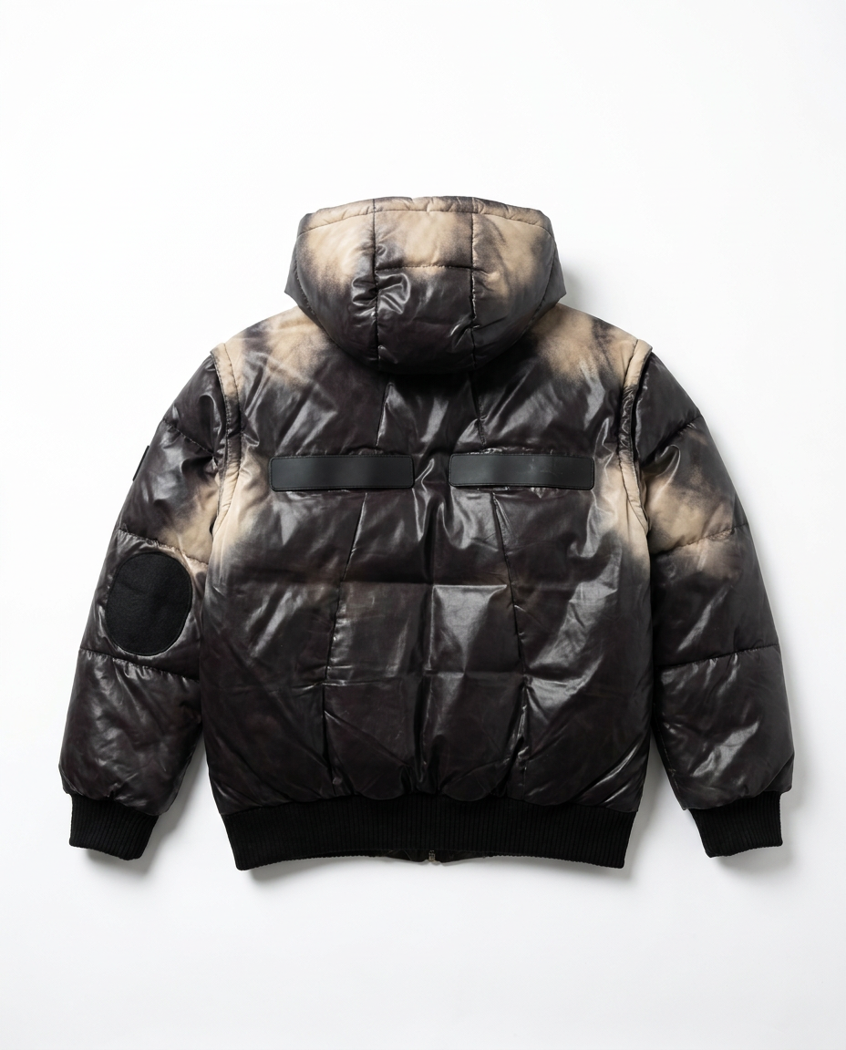 Racer Worldwide faded puffer back