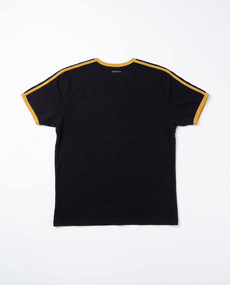 Jamarico ringer tee, back flat-lay