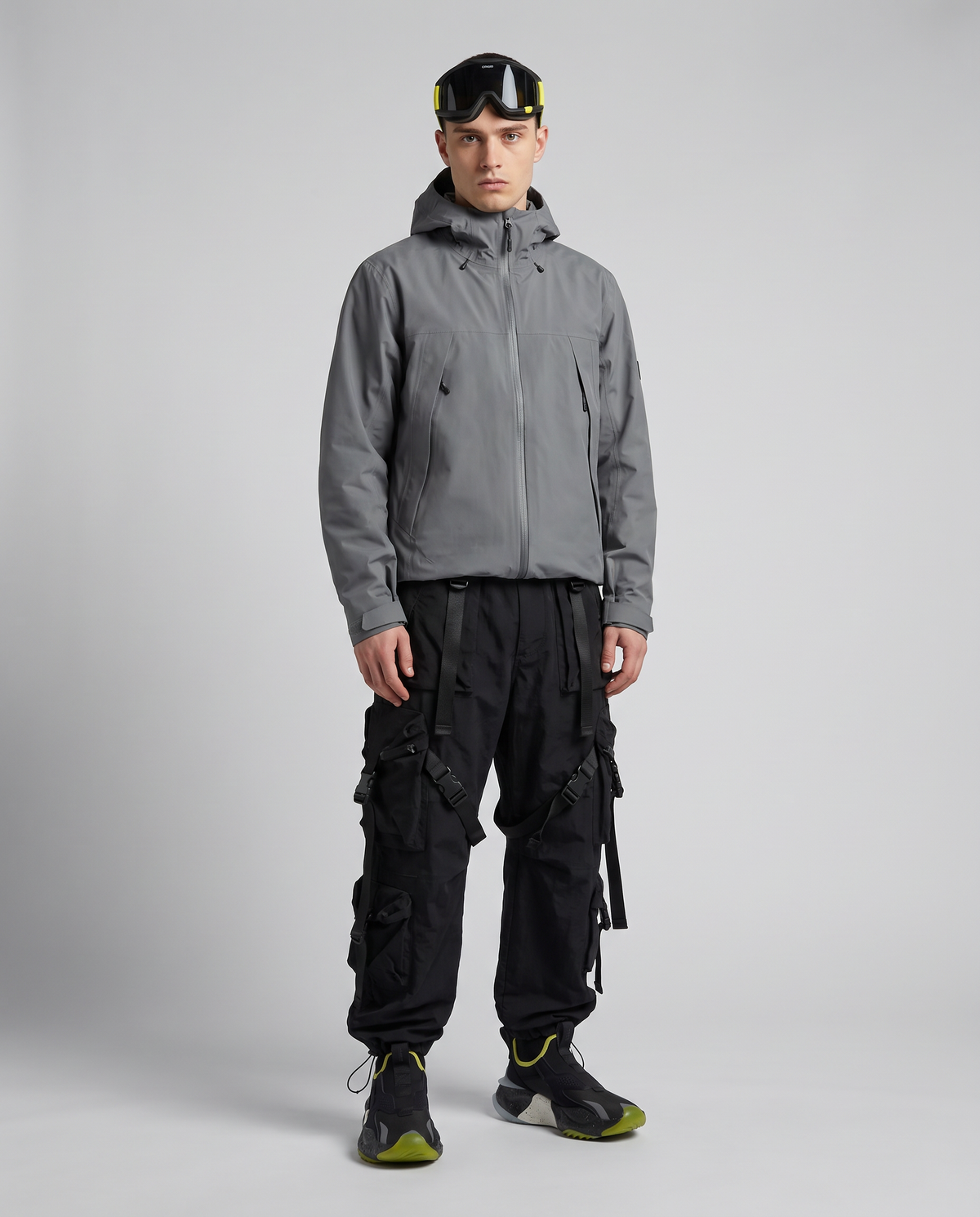 A-Cold-Wall Converse Aeon Active CX on model, AI styling preview