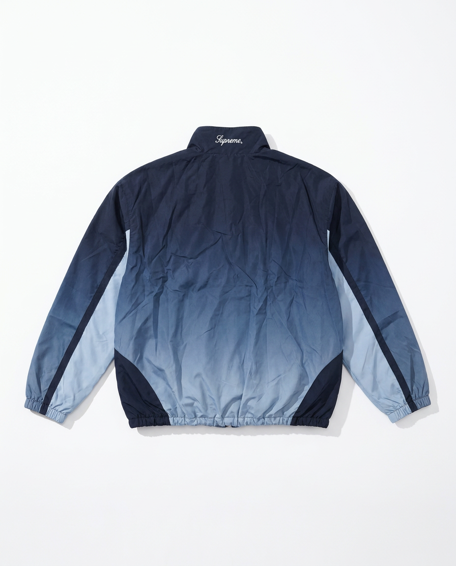 Supreme Umbro gradient track jacket navy back